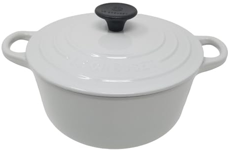 Le Creuset Emaillierter Gusseisen, 2 l, runder französischer Ofen, Vapeur (Vapeur)