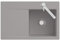 Villeroy & Boch Subway Style 45 Fossil - 3347 01 KD Keramikspüle Handbetätigung
