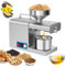 820W Automatic Oil Press Machine, Commercial Nuts Seeds Oil Grinder, Stainless Steel Cold Hot Press, All Stainless Steel High Oil Extractor, for Grain Spices Coffee Beans Corn Chinese Herb