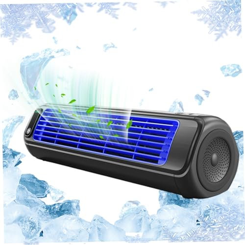 Ventilador de la torre, ventilador de torre para dormitorio, ventiladores de la torre 12.3 oscilando tranquilo, 3 velocidades ventilador de enfriamiento para espacio, ventilador de piso horizontal/ve