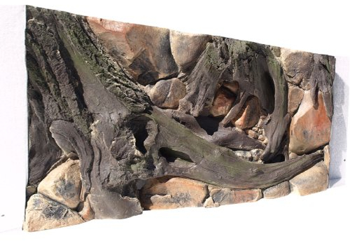 ABG083 Rückwand zum Aquarium und Terrarium 3D Amazonas 100x60cm bei Robizoo