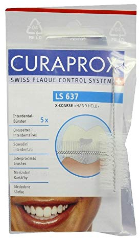 Curaprox LS 637 Interdentalzahnbürste, extra grob, 5 Stück
