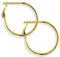 Gold-Creolen Ohrringe 925 Sterling 24 kt vergoldet Durchmesser 20 mm Klappverschluss NOBEL SCHMUCK®