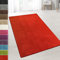 casa pura Teppich Wohnzimmer Rot Flauschiger Teppich 66x100cm Läufer, weicher Wohnteppich Deko für Schlafzimmer, Kinderzimmer, Flur mit antirutsch Unterseite, Shaggy Hochfloor Barcelona