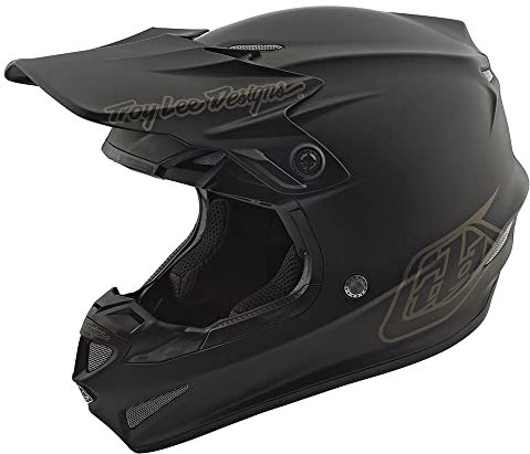 Troy Lee Designs GP Mono Jugend Motocross Helm (Black,M)
