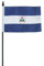 FlagSuperstore Nicaragua - Bandera de mano pequeña (15,2 x 10,2 cm)