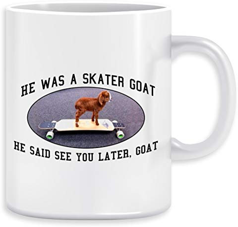 Skater Goat Tasse Ceramic Mug Cup