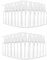 HDYS 24 Pack 3.4Oz/100Ml Transparent Travel Bottles Pump Lotion Dispenser, Massage Oil, Shampoo