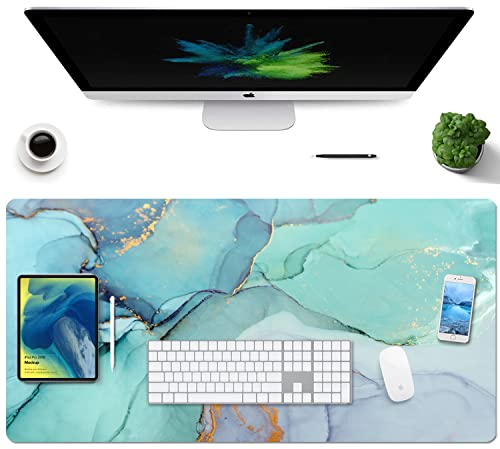 EPriakotu Schreibtischunterlage, 80 x 40cm PU Leder Schreibtischmatte, Wasserdichte Schreibtisch Blotter Schutz Büro Schreibtischmatte Computer Laptop Tastatur Matte für Büro Zuhause