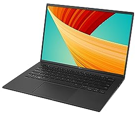 LG Computer portatile 14Z90R-Q.APB3U1 da 14 con Windows 11 Pro, processori Intel® Core™ i5 di 13a generazione, con disco rigido da 256 GB e RAM LPDDR5 da 8 GB, nero ossidiana