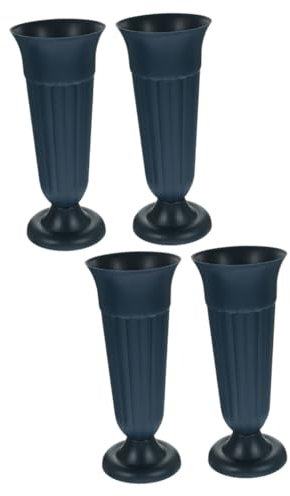 TOPBATHY 4 Pezzi Colonna Romana Vaso Vasi Vasi Ornamento Per Cimitero Supporto Per Vaso Da Giardino Vaso Da Fiori Supporto Per Tomba Supporto Per Disposizione Pp