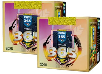Panini 365-2025 - Sammelsticker - 2 Displays (72 Tüten)