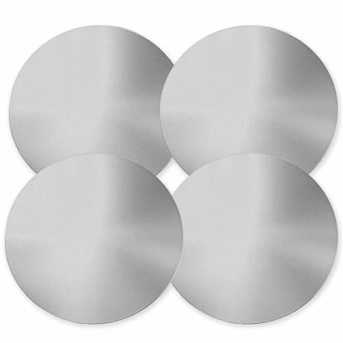 BEYLAB Edelstahl Weihrauchbrenner Plättchen für Räuchermischung Weihrauch Harze fest flüßig Durchmesser 5cm*4