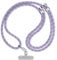 CASETiFY 8mm Rope Cross-body Strap with Card - Lavender