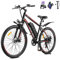 TWOFISH Electric Bike for Adults, 250W Motor E Bike with 36V 15Ah Battery, 100KM Max Range, 7-Speed Electric Mountain Bicycle with LED Display, Disc Brakes, Cruise Control, TF-1 (Black-Red)
