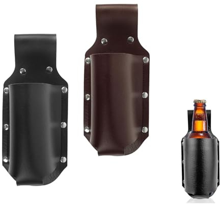 BierHolster Set (2 Stück) – Hüftgurt mit Bierhalter, praktisch für Grillen, Camping & Feste – Bierzubehör für Männer