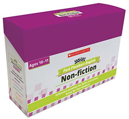 Non-fiction comprehension challenge cards for gifted readers Ages 10-11 to help master reading skills.