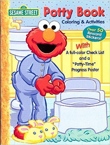 Sesame Street Potty-Training Activity Book w/Stickers & Poster