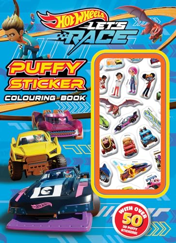 Hot Wheels Let's Race: Puffy Sticker Colouring Book (Mattel)