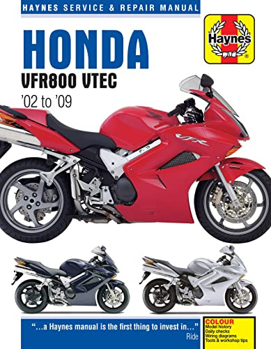 Honda VFR V-Tec V-Fours (02-09) Haynes Repair Manual