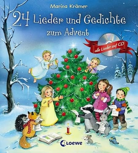 24 Lieder und Gedichte zum Advent: Mit Lieder-CD
