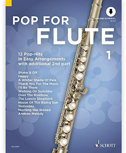 Pop For Flute Volume 1+CD --- Flûte traversière (avec seconde flûte traversière ad lib)