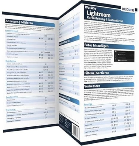 Lightroom - Kurzanleitung & Tastenkürzel