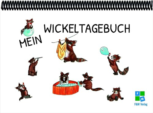Mein Wickeltagebuch: Waschbären