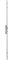 Yale YDM-UNI-PVCU-45 Universal Replacement Multipoint Lock 45mm Padlock, White