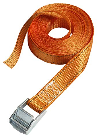 Master Lock 3212EURDAT Sangle Valise avec Boucle en Zamak, Orange, 5m x 25mm sangle