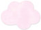 Bemini by Baby Boum 224CLOUD54SF Teppich / Krabbeldecke Wolke SOFTY CLOUD cristal 82 x 110 cm ,rosa