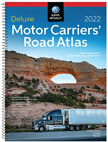 Rand McNally 2022 Deluxe Motor Carriers' Road Atlas: United States, Canada, Mexico (Rand McNally Motor Carriers' Road Atlas DELUXE EDITION)