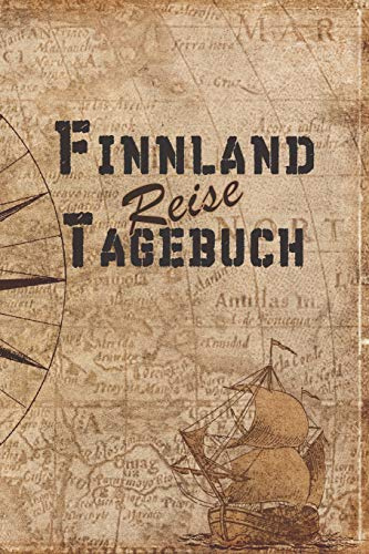 Finnland Reise Tagebuch: 6x9 Reise Journal I Notizbuch mit Checklisten zum Ausfüllen I Perfektes Geschenk für den Trip nach Finnland für jeden Reisenden