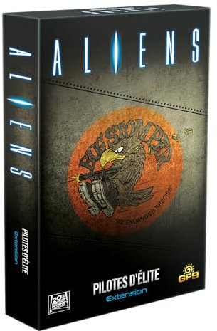 Gale Force Nine - Aliens – Treiber D'Elite Extension: 6 Kunststoff-Figuren, 2 Figurenkarten, 16 Experience-Karten, 9 Karten Esprit de la Rucho, 1 Regelbuch, 2 Missionskarten (15+)