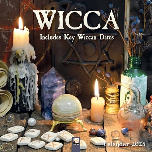 Wicca – Hexenkunst 2025: Original Flame Tree Publishing-Kalender [Kalender] (Wall-Kalender)