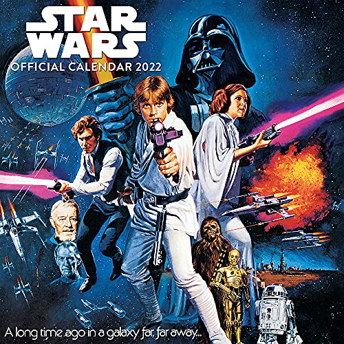 Disney Star Wars Classic Kalender 2022 – Monatsplaner 30 cm x 30 cm – Offizieller Merchandise-Artikel