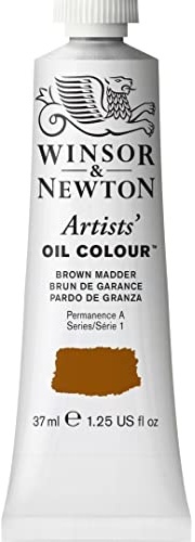 Winsor & Newton Artists' Oil Paint, 37ml Tube, Brown Madder