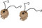 Tbest Helm Schiene Adapter Halter, 1 Paar Tactical Airsoft Headset Schiene Adapter Set für FAST/ACH/Mich/Peltor Comtac Helm Adapter für Sordin Headset Tpye(Tan)