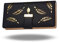OFKPO Portefeuille pour Femme, Porte-Monnaie à Larges Feuilles en Cuir élégant Fermeture en Boucle à Trois Boucles avec Porte-Cadeau Supplémentaire Porte-étui pour Téléphone - Noir