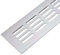Gedotec Grille Aeration Rectangulaire | Bouche de Ventilation pour Mur, Porte de Salle de Bain, Cuisine, Maison, Salon, Bureau, Sauna | Aluminium Inoxydable Anodisé Argenté | 300x60mm | 1 Pièce