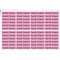 Indigos UG - Namensaufkleber Kinder Schule - 300 Sticker 36x7 mm - rosa - personalisiert mit Wunschname - Etiketten für Schulheft, Schultüte, Federmappe, Stifte, Kindergarten