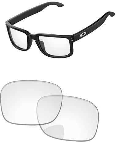 PapaViva Verres de rechange pour lunettes de soleil Oakley Holbrook XL OO9417 59 mm, hd transparent, Holbrook XL