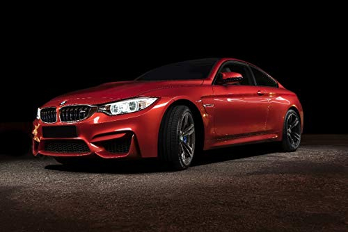 LightSeeker Photography&Design BMW M4 Wandbild auf Hartschaumplatte mit Profilaufhängung