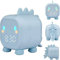 FSYEU Réveil pour enfant - Réveil lumineux numérique - Dinosaure - Lampe de chevet avec fonction snooze - Minuterie - Réveil pour enfants et garçons - Bleu