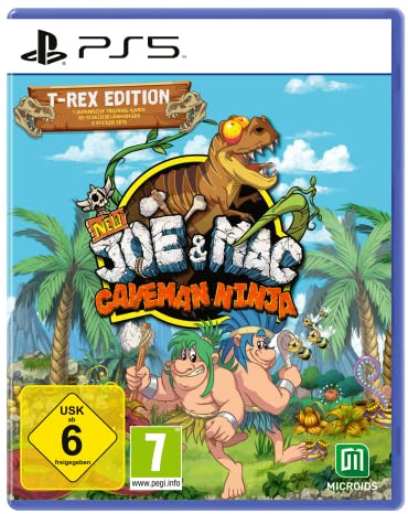 New Joe & Mac: Caveman Ninja - T-Rex Edition [PS5]