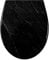 Fanmitrk Duroplast Soft Close Toilet Seat-Quick Release Toilet Seats with Top Fixing,Black Marble,Easy fit Easy Clean(81924