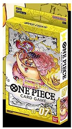 BANDAI | Juego de Cartas de una Pieza: mazo de iniciación - Big Mom Pirates [ST-07] | Juego de Cartas coleccionables | A Partir de 6 años | 2 Jugadores | 20-30 Minutos de Tiempo de Juego