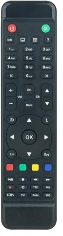 VINABTY Neu Fernbedienung Ersatz für MAXYTEC Multibox Receiver Mutant HD60 Receiver AX HD60 Receiver Remote Controller