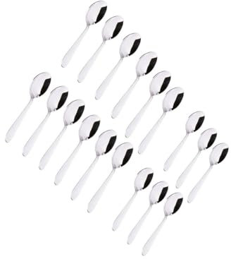 Stainless Steel Spice Containers Spoons Set of 18, Small Spoons, Tea Spoon, Spoons Set - 18 Pcs