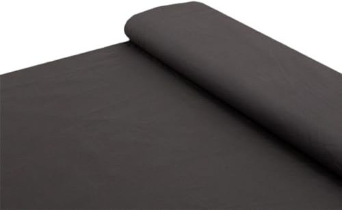 Baumwoll Stoff 100% Baumwolle uni braun - Meterware ab 25 cm x 150 cm - Stoff zum Nähen